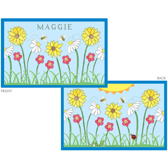 Wild Flowers Laminated Placemat